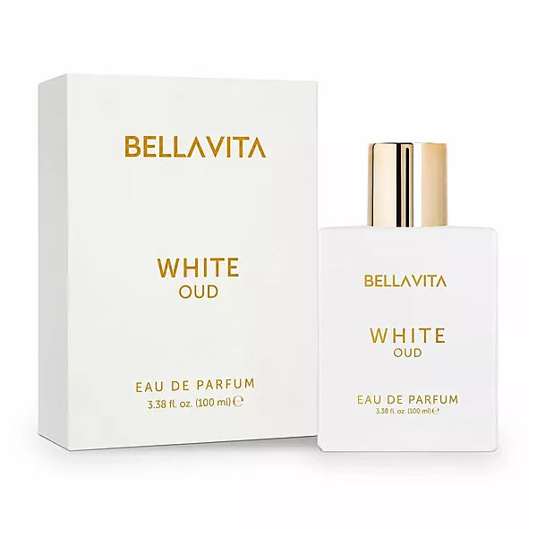 BellaVita White OUD Perfume for Men & Women | Long Lasting Premium Oud Fragrance | 100ml